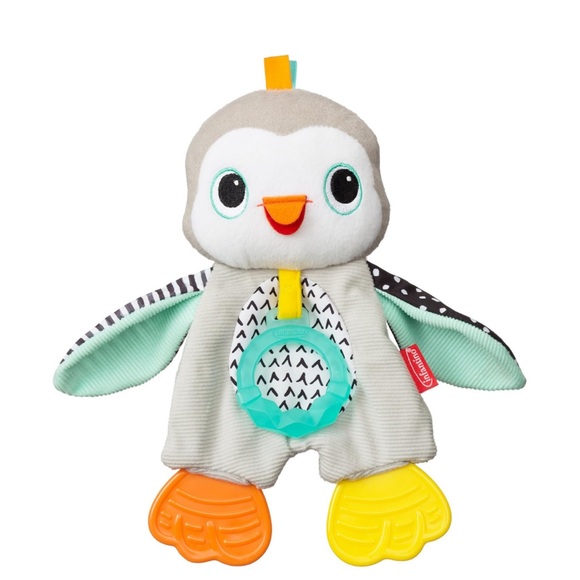 Infantino Cuddly Teether- Fox & Penguin - Picture 8 of 8